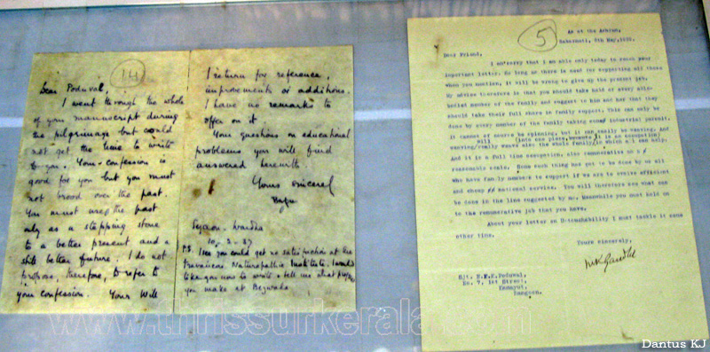 gandhiji letters and signatures